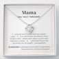 Mama Definition - Love Knot Necklace