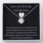 Sorry For Hurting You My Love - I Know Saying Sorry - Love Knot Necklace