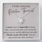 Radiation Therapist - Love Knot Necklace