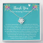 Thank You To Our Amazing Childminder - Love Knot Necklace