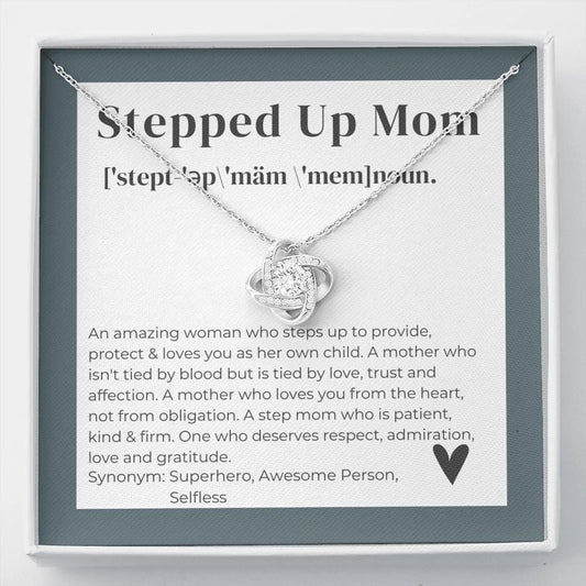 Stepped Up Mom - Love Knot Necklace
