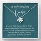 A Truly Amazing Leader - Love Knot Necklace