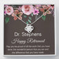 Happy Retirement - May You Be Proud - Love Knot Necklace