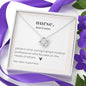 Nurse Definition - Love Knot Necklace