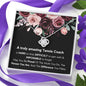 A Truly Amazing Tennis Coach - Love Knot Necklace