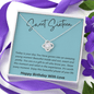 Sweet Sixteen Birthday - Today Is Your Day - Love Knot Necklace