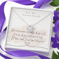 To My Sassenach - You Are Mine - Love Knot Necklace
