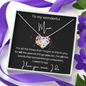 To My Wonderful Mum - For All The Times - Love Knot Necklace