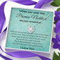 When You Wear This Promise Necklace Always Remember - Love Knot Necklace