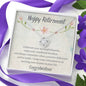 Happy Retirement - Celebrate Your Accomplishments - Love Knot Necklace