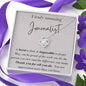 A Truly Amazing Journalist - Love Knot Necklace