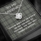 To My Sassenach - Love Is - Love Knot Necklace