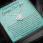 To My Beautiful Friend - Grateful For You - Love Knot Necklace