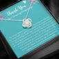 Thank You To Our Amazing Childminder - Love Knot Necklace