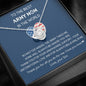 To The Best Army Mom In The World - No Matter - Love Knot Necklace