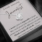 A Truly Amazing Journalist - Love Knot Necklace