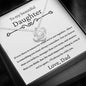 To My Beautiful Daughter - If Ever - Love Knot Necklace