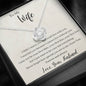 To My Wife - Forever And Always - Love Knot Necklace