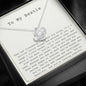 To My Bestie - Interlocking Hearts Necklace