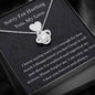 Sorry For Hurting You My Love - I Know Saying Sorry - Love Knot Necklace