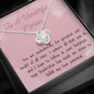 To A Wonderful Mentor - You Are Undoubtedly - Love Knot Necklace