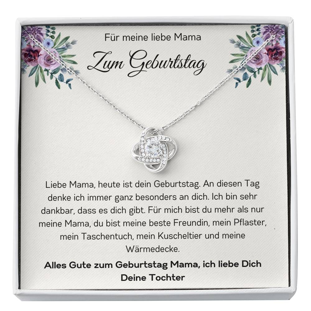 Für Meine Liebe Mama Zum Geburtstag - Liebes Knoten Halskette – Our Special  Moments
