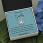 An Meinen Schatz - Ich Liebe Dich - Love Knot Necklace