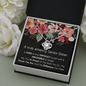A Truly Amazing Senior Sister - Love Knot Necklace
