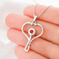 Nurse Graduation - She Believed She Could so She Did - Stethoscope Necklace