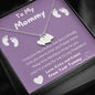 To My Mommy - I May Just Be A Bump - Sweetest Hearts Necklace