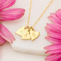 To My Mommy - I May Just Be A Bump - Sweetest Hearts Necklace