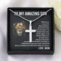 To My Amazing Son - Always Remember - Cross Necklace