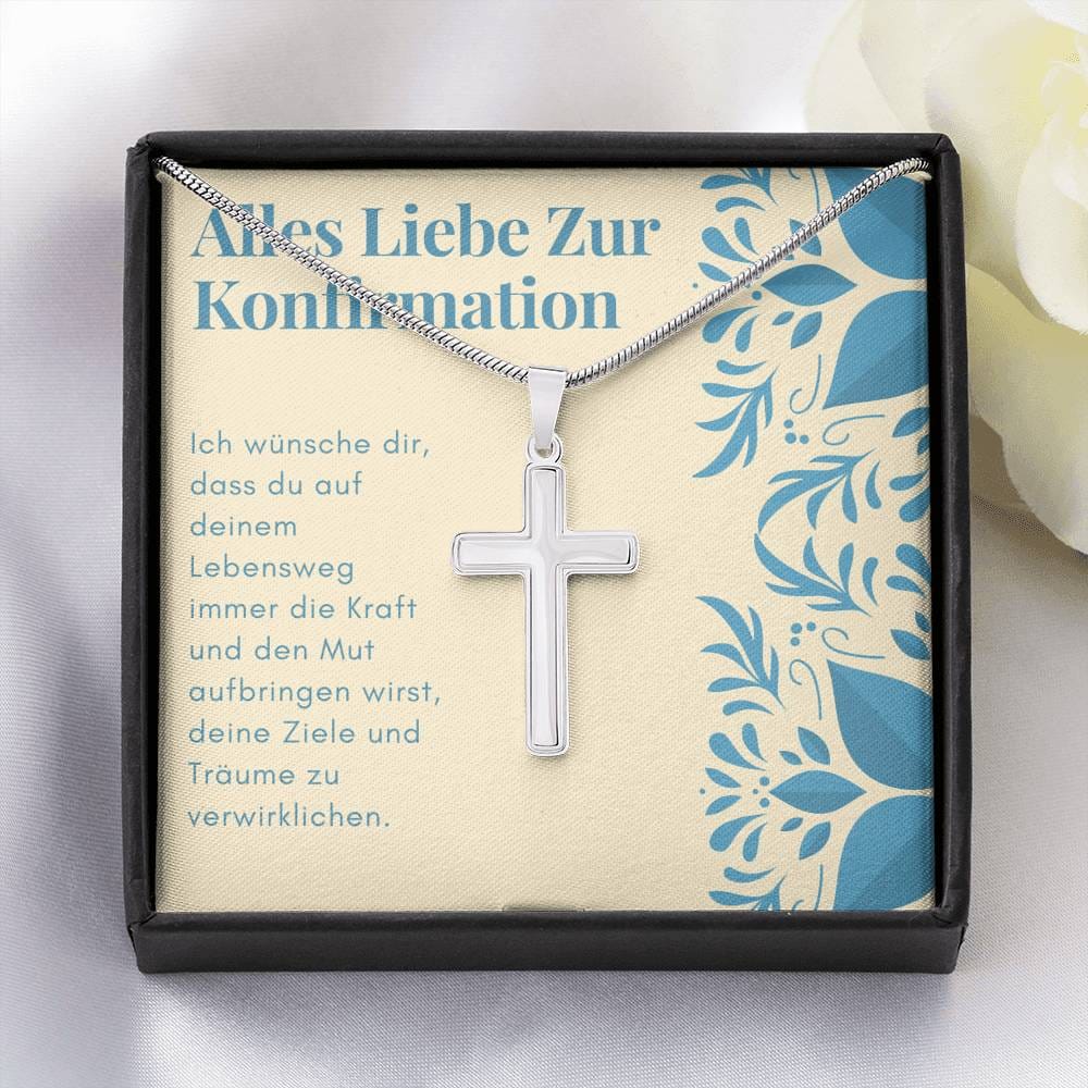 Alles Liebe Zur Konfirmation - Cross Necklace