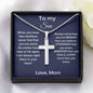To My Son - When You Wear This Necklace - Cross Necklace
