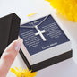 To My Son - When You Wear This Necklace - Cross Necklace