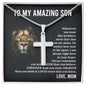 To My Amazing Son - Always Remember - Cross Necklace
