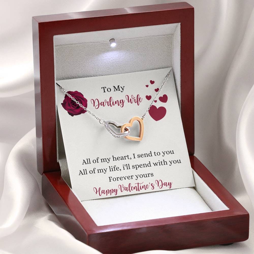 To My Darling Wife - All Of My Heart - Happy Valentines Day