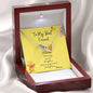 To My Best Friend - Interlocking Hearts Necklace