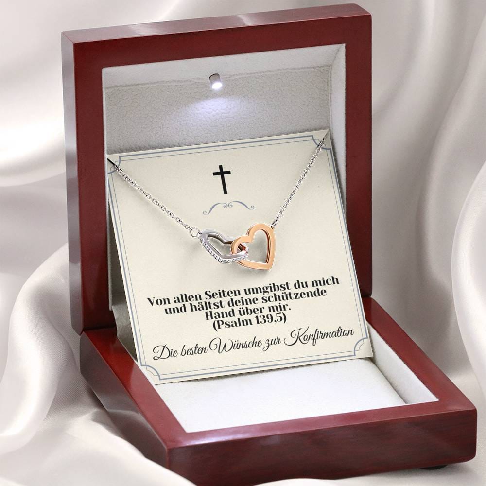 Die Besten Wünsche Zur Konfirmation - Interlocking Hearts Necklace