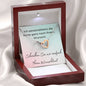 Personalisierte Karte - Interlocking Hearts Necklace