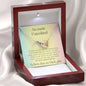 An Mein Patenkind - Vergiss Nie - Interlocking Hearts Necklace