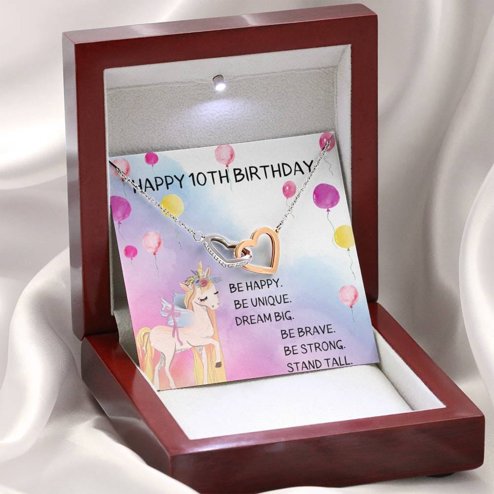 Happy 10th Birthday - Unicorn Design