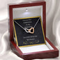 You Are The Christina To My Meredith - Interlocking Hearts Necklace