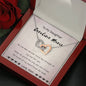 To My Daughter - No One Else - Interlocking Hearts Necklace