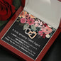 A Truly Amazing Talent Agent - Interlocking Hearts Necklace