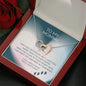 To My Mommy - I May Just Be - Interlocking Hearts Necklace