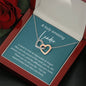 To An Amazing Leader - Interlocking Hearts Necklace