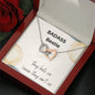 Badass Bestie - They Hate Us - Interlocking Hearts Necklace