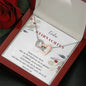 Frohe Weihnachten - Denke Immer Daran - Interlocking Hearts Necklace