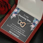 To My Stunning Wife - Our Home Ain't No Castle - Interlocking Hearts Necklace